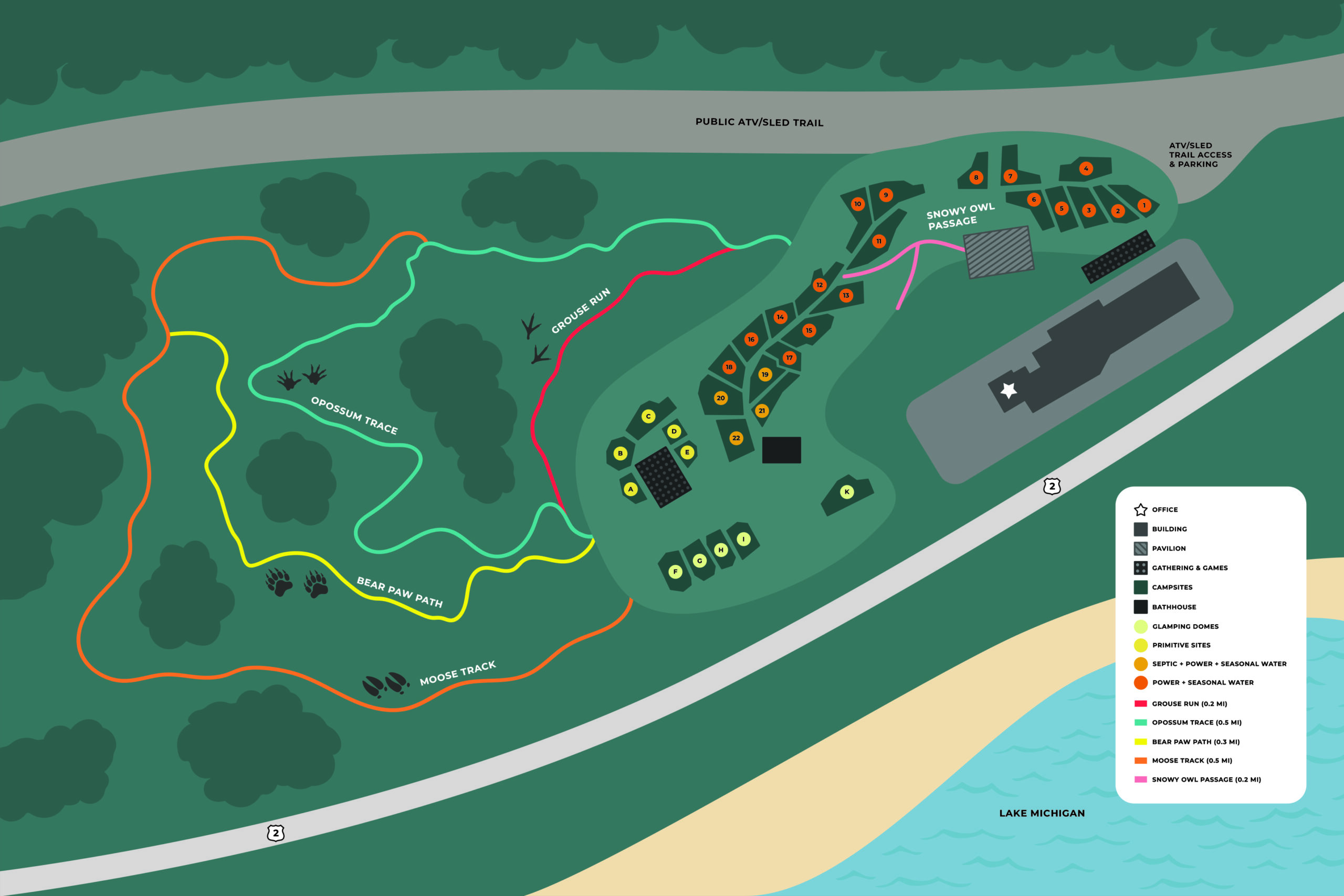 Campfire Shores Property Map