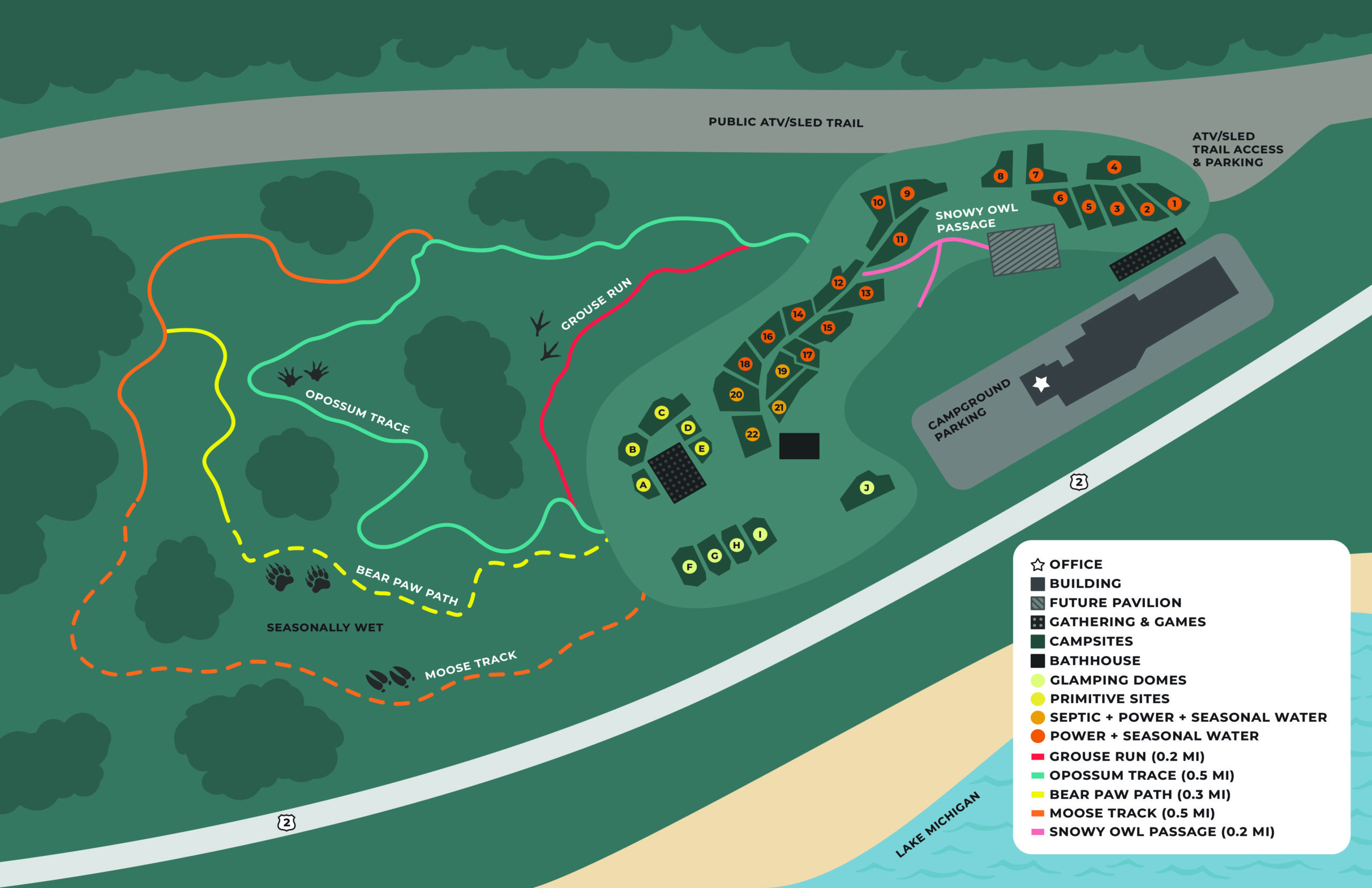 Campfire Shores Property Map